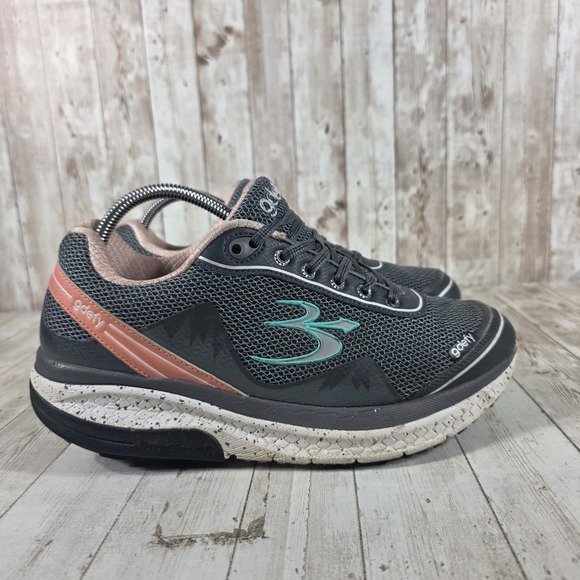 Gravity Defyer Shoes - Gravity Defyer G-Defy Women 10 XW Grey Coral VersoShock Walking Shoes